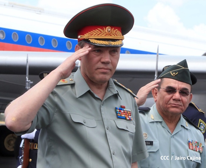 Jefe del Estado Mayor ruso visita Nicaragua