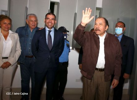 Presidente Daniel Ortega en encuentro con delegación de empresa estatal PowerChina