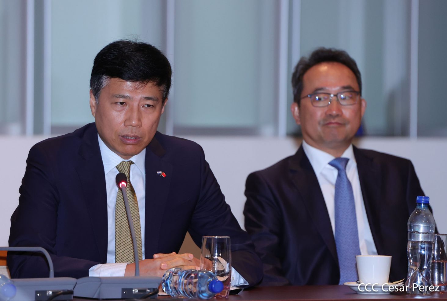 Presidente Daniel Ortega en encuentro con delegación de empresa estatal PowerChina