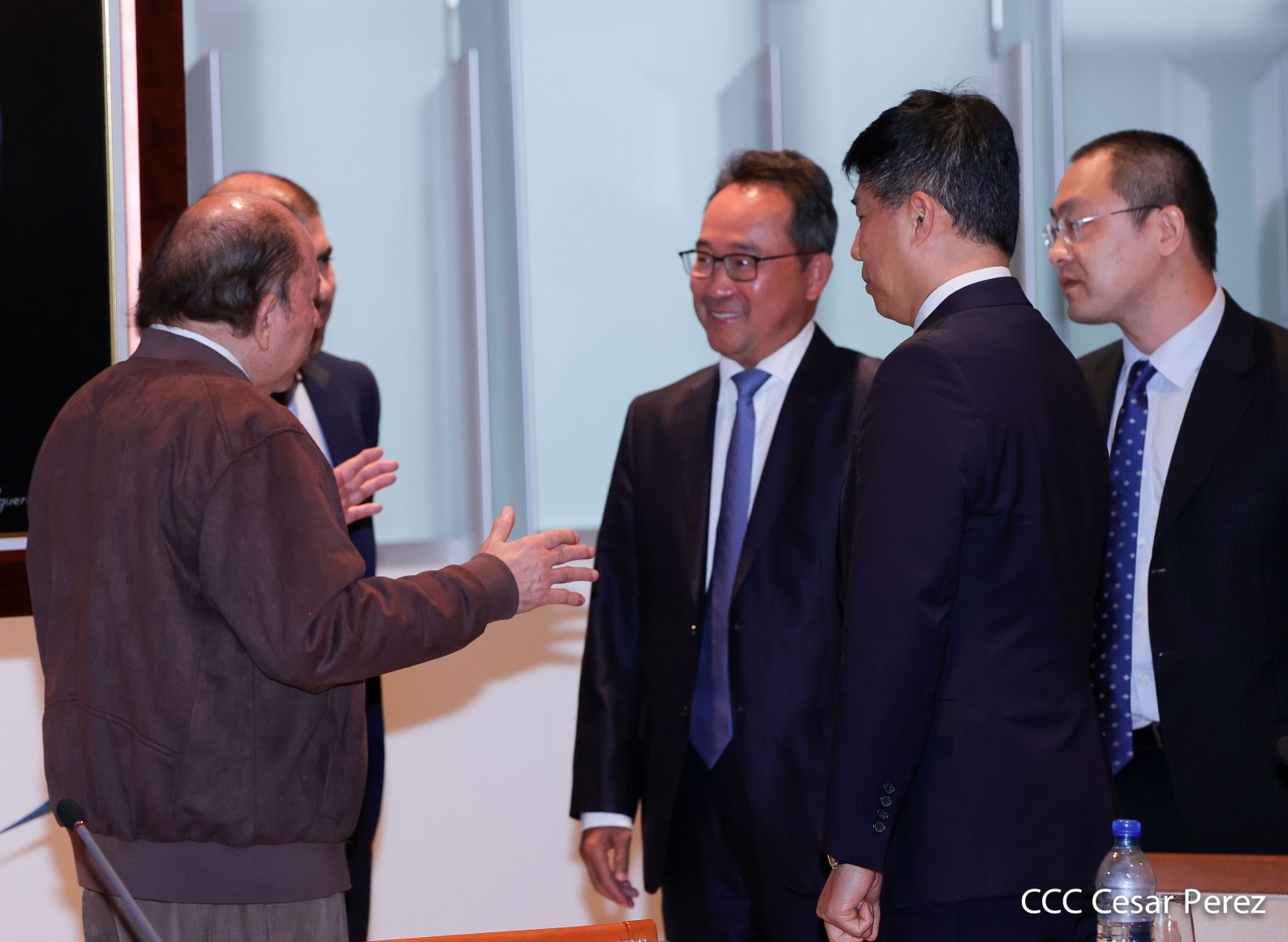 Presidente Daniel Ortega en encuentro con delegación de empresa estatal PowerChina