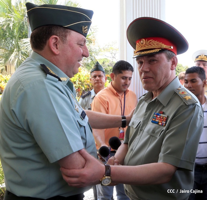 Jefe del Estado Mayor ruso visita Nicaragua