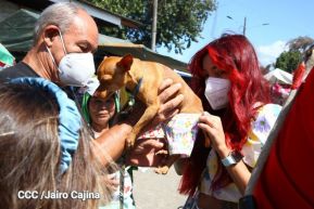 Familias de Masaya celebran la tradicional fiesta de San Lázaro
