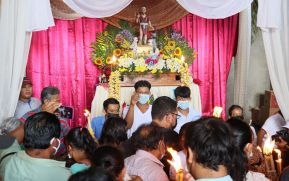 Familias de Masaya celebran la tradicional fiesta de San Lázaro