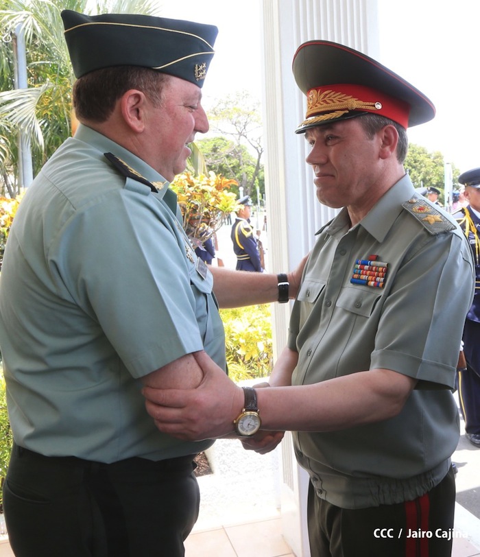Jefe del Estado Mayor ruso visita Nicaragua