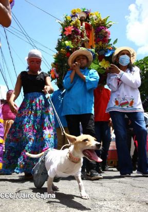 Familias de Masaya celebran la tradicional fiesta de San Lázaro