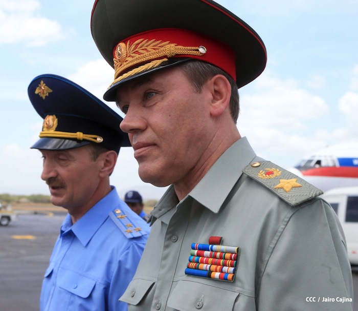 Jefe del Estado Mayor ruso visita Nicaragua