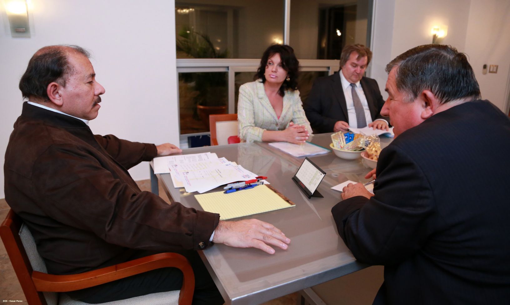 Presidente Daniel recibe a delegación parlamentaria de la Federación Rusa