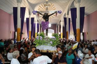 Cardenal Brenes y fieles católicos realizan cuarta peregrinación hacia el Santuario de Nuestro Señor de Esquipulas en La Conquista