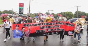 Familia sandinista conmemora el repliegue de Ducualí hacia Piedra Quemada