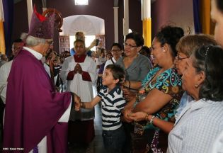 Cardenal Brenes y fieles católicos realizan cuarta peregrinación hacia el Santuario de Nuestro Señor de Esquipulas en La Conquista