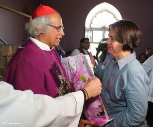Cardenal Brenes y fieles católicos realizan cuarta peregrinación hacia el Santuario de Nuestro Señor de Esquipulas en La Conquista