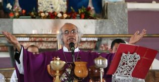 Cardenal Brenes y fieles católicos realizan cuarta peregrinación hacia el Santuario de Nuestro Señor de Esquipulas en La Conquista