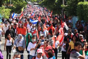 Caminata en homenaje a los héroes y mártires del Repliegue Táctico