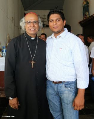 Cardenal Brenes y fieles católicos realizan cuarta peregrinación hacia el Santuario de Nuestro Señor de Esquipulas en La Conquista