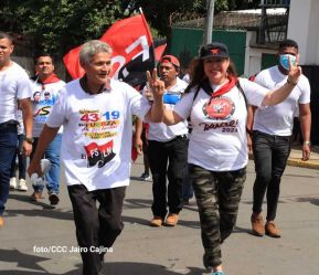 Caminata en homenaje a los héroes y mártires del Repliegue Táctico
