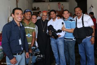 Cardenal Brenes y fieles católicos realizan cuarta peregrinación hacia el Santuario de Nuestro Señor de Esquipulas en La Conquista