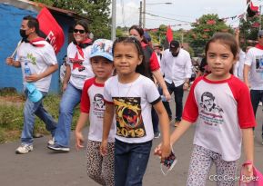 Caminata en homenaje a los héroes y mártires del Repliegue Táctico