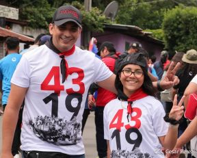 Caminata en homenaje a los héroes y mártires del Repliegue Táctico
