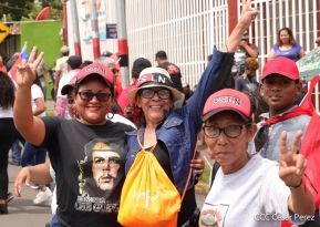 Caminata en homenaje a los héroes y mártires del Repliegue Táctico