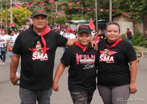 Caminata en homenaje a los héroes y mártires del Repliegue Táctico