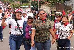 Caminata en homenaje a los héroes y mártires del Repliegue Táctico