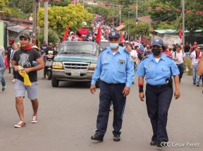 Caminata en homenaje a los héroes y mártires del Repliegue Táctico