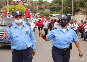 Caminata en homenaje a los héroes y mártires del Repliegue Táctico