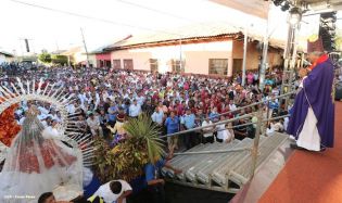 Masaya se desbordó en recibimiento al Cardenal Leopoldo Brenes