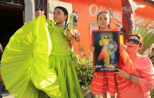 Masaya se desbordó en recibimiento al Cardenal Leopoldo Brenes