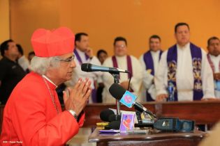 Masaya se desbordó en recibimiento al Cardenal Leopoldo Brenes