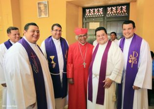 Masaya se desbordó en recibimiento al Cardenal Leopoldo Brenes