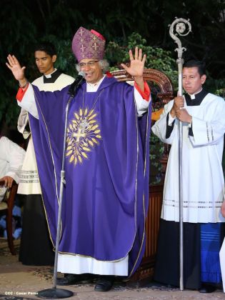 Masaya se desbordó en recibimiento al Cardenal Leopoldo Brenes
