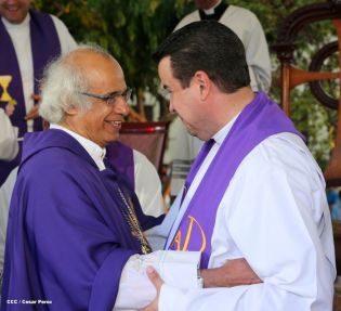 Masaya se desbordó en recibimiento al Cardenal Leopoldo Brenes