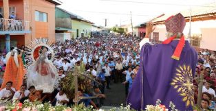 Masaya se desbordó en recibimiento al Cardenal Leopoldo Brenes