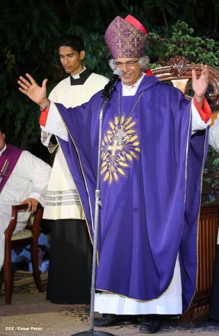 Masaya se desbordó en recibimiento al Cardenal Leopoldo Brenes