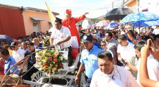 Masaya se desbordó en recibimiento al Cardenal Leopoldo Brenes