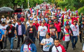 Caminatas y caravanas en toda Nicaragua en Fuerza de Victorias celebrando el 43/19