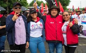 Caminatas y caravanas en toda Nicaragua en Fuerza de Victorias celebrando el 43/19