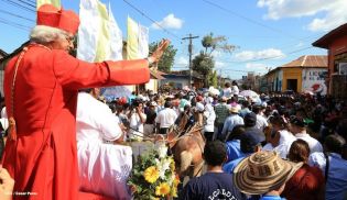 Masaya se desbordó en recibimiento al Cardenal Leopoldo Brenes