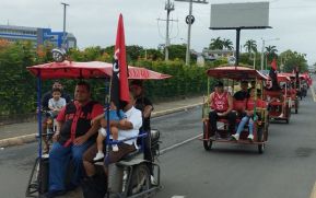 Caminatas y caravanas en toda Nicaragua en Fuerza de Victorias celebrando el 43/19