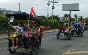 Caminatas y caravanas en toda Nicaragua en Fuerza de Victorias celebrando el 43/19