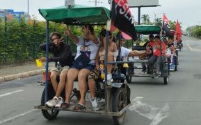 Caminatas y caravanas en toda Nicaragua en Fuerza de Victorias celebrando el 43/19