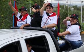 Caminatas y caravanas en toda Nicaragua en Fuerza de Victorias celebrando el 43/19