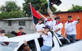 Caminatas y caravanas en toda Nicaragua en Fuerza de Victorias celebrando el 43/19
