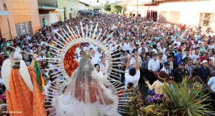 Masaya se desbordó en recibimiento al Cardenal Leopoldo Brenes