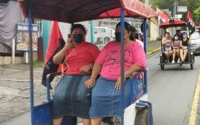 Caminatas y caravanas en toda Nicaragua en Fuerza de Victorias celebrando el 43/19