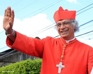 Masaya se desbordó en recibimiento al Cardenal Leopoldo Brenes