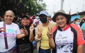 Caminatas y caravanas en toda Nicaragua en Fuerza de Victorias celebrando el 43/19