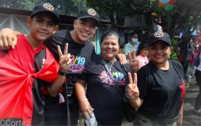 Caminatas y caravanas en toda Nicaragua en Fuerza de Victorias celebrando el 43/19