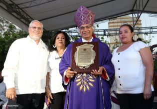 Masaya se desbordó en recibimiento al Cardenal Leopoldo Brenes